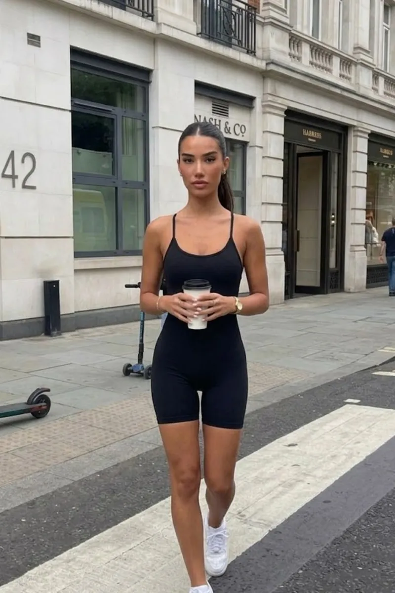 Kadın Sıkılaştırıcı SİYAH Casual Esnek Body görseli