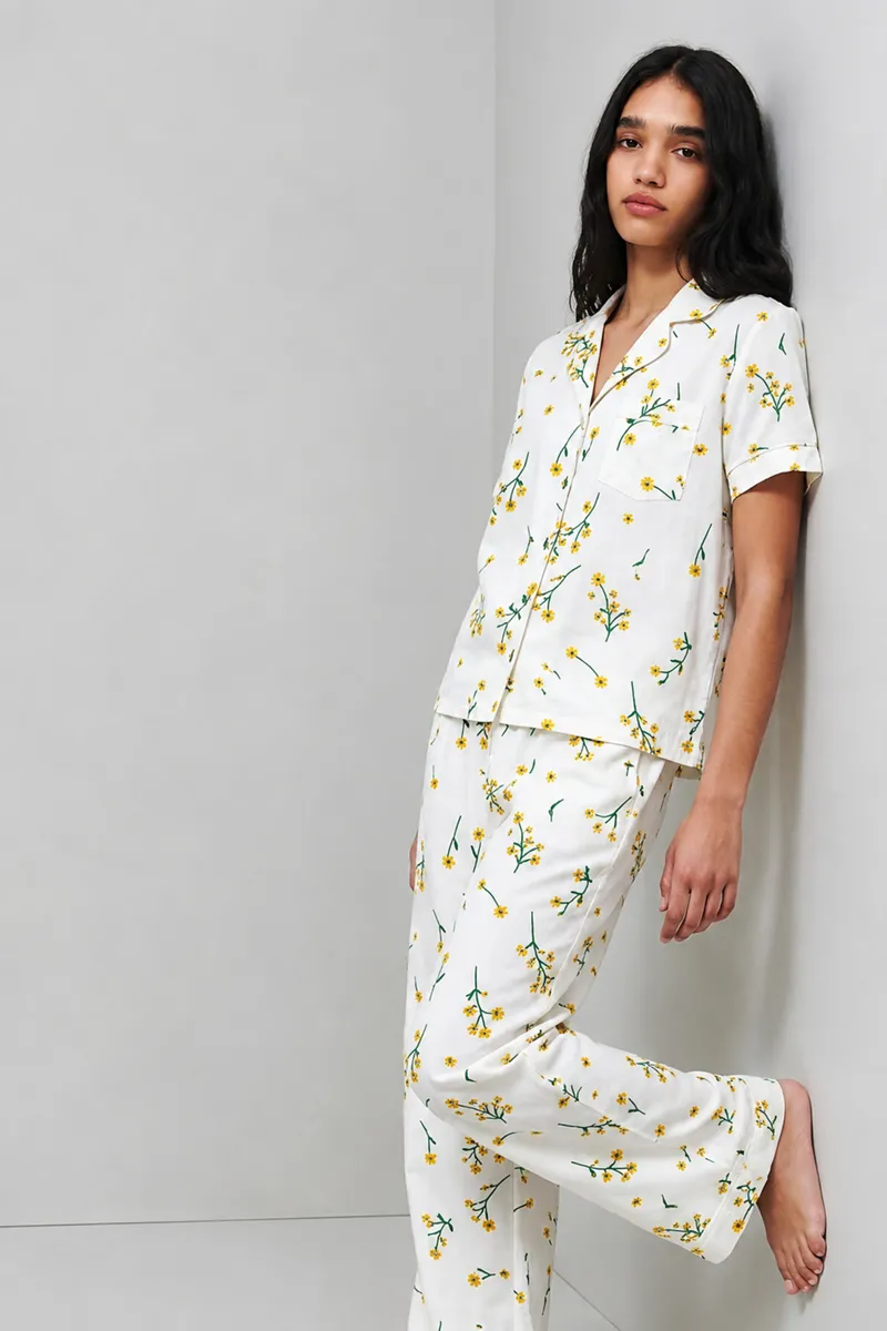 Standart Boy Elastanlı Çok Renkli Pijama Takımı görseli