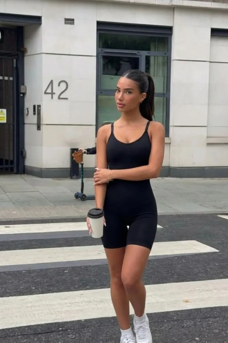 Kadın Sıkılaştırıcı SİYAH Casual Esnek Body görseli