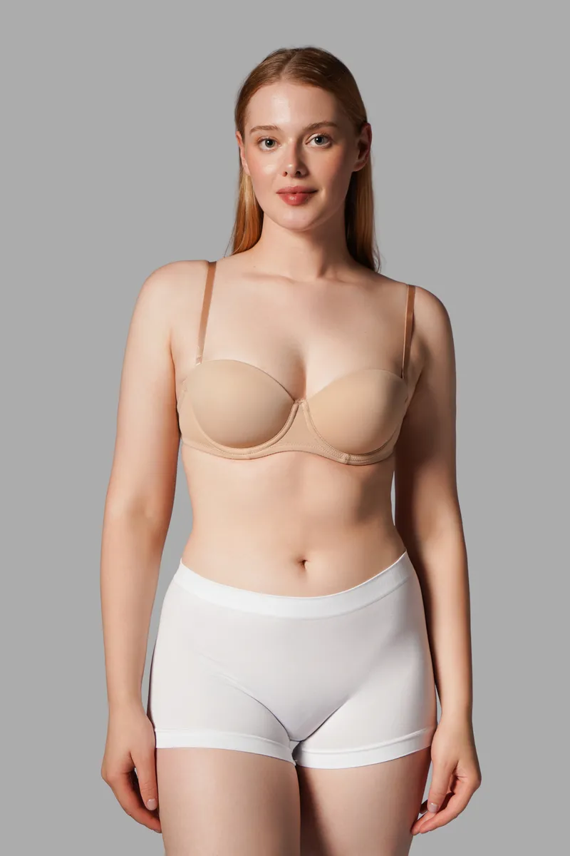KADIN BOXER Toparlayıcı İz Yapmayan Seamless Örme BOXER 2001 Beyaz görseli
