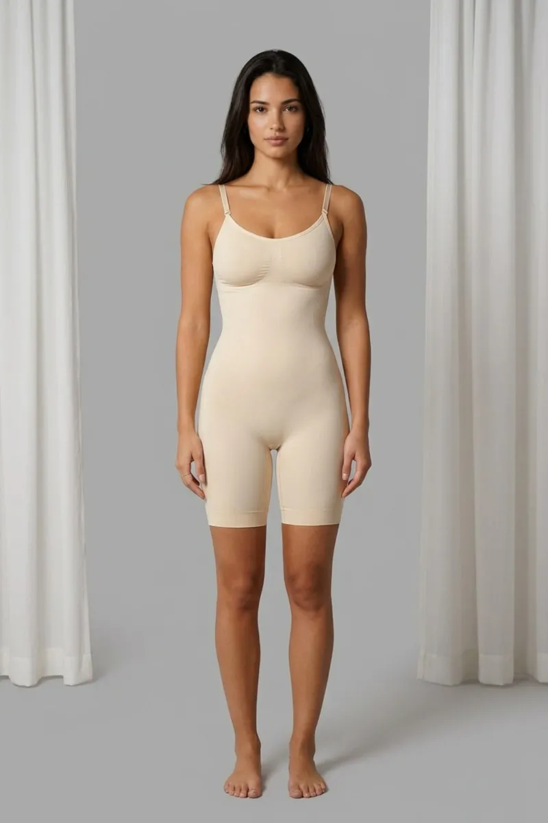 Kadın Bel & Basen Toparlayıcı Ten Dar Body görseli