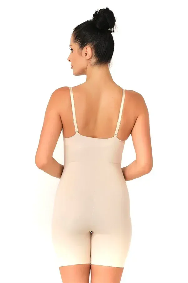 Ten Lazer Kesim Göğsü Açık Boxer Body Korse görseli