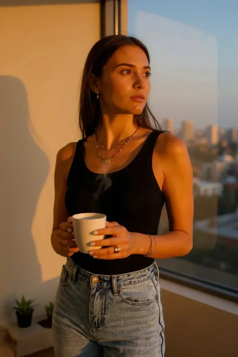Kadın Siyah Kolsuz Kalın Askılı Uzun Crop Top Bluz & Atlet – Şık, Rahat ve Kolay Kombinlenebilir görseli