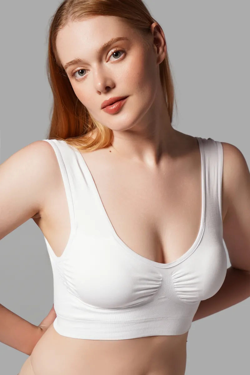 toparlayıcı balensiz pedli büstiyer 5040 Beyaz
