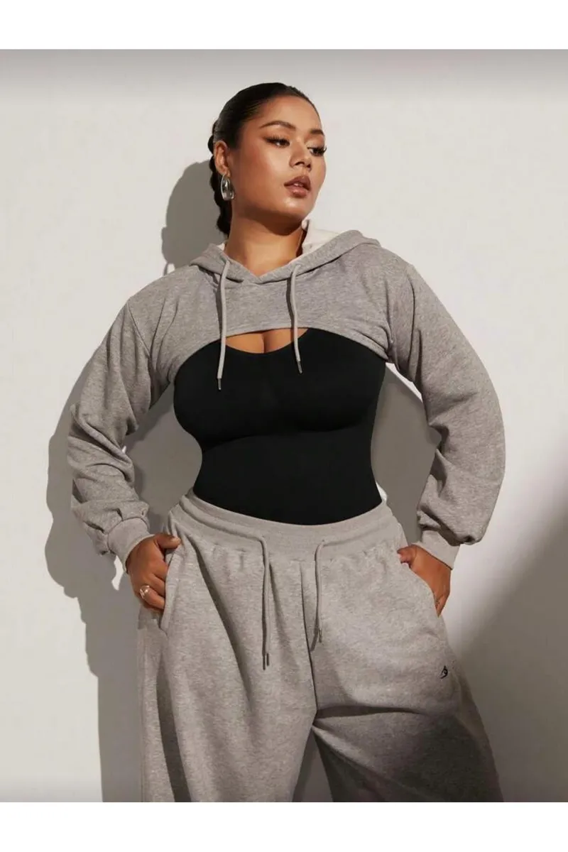 Seamless Zıbın Korse Çıtçıtlı Body 2 Beden İncelten Toparlayıcı Push Up Etkili Karın Bel Göbek Sıkılaştırıcı Kadın Body Korse 9051 Siyah görseli