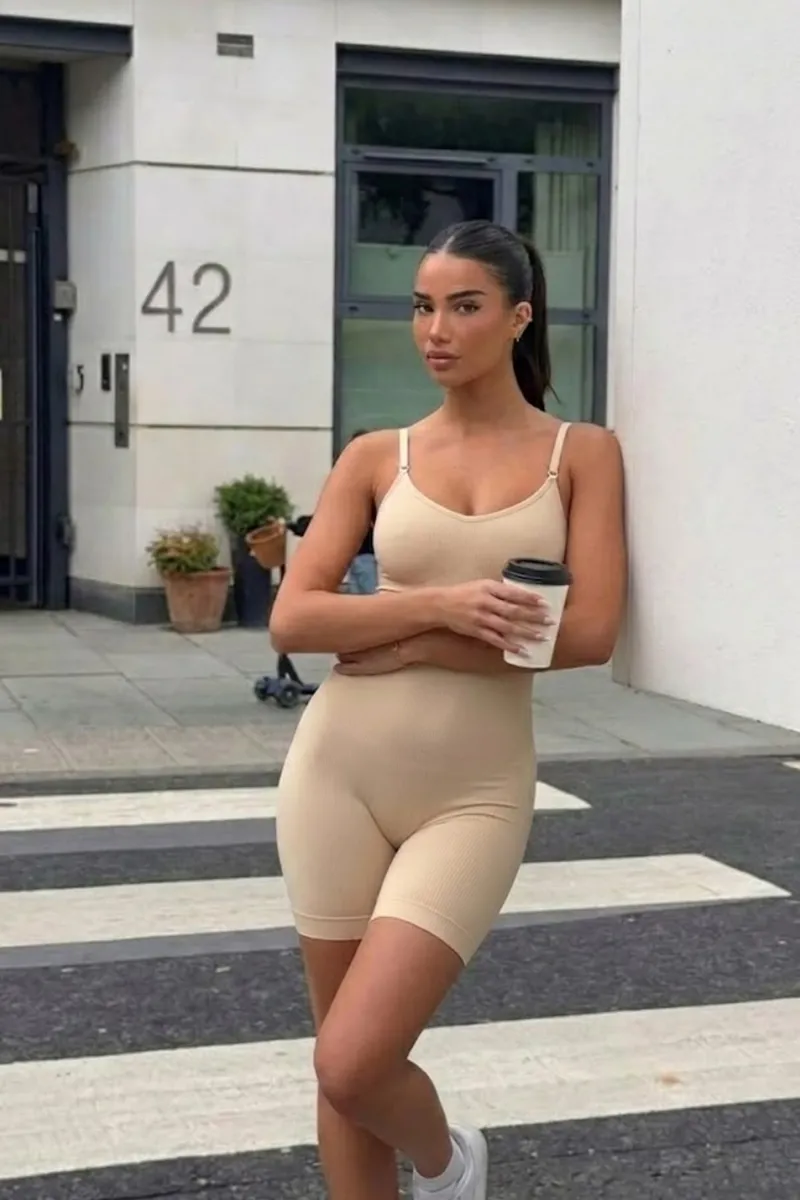 Kadın Sıkılaştırıcı Ten Casual Esnek Body görseli