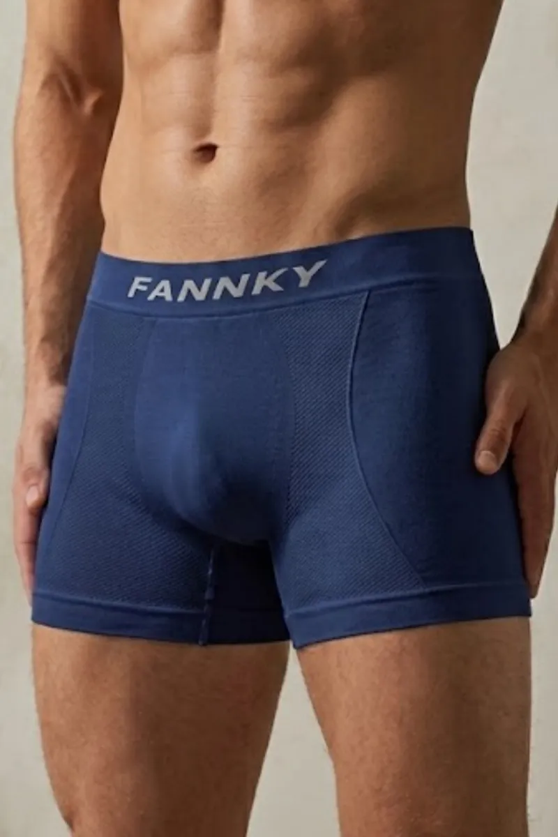 Erkek Casual Comfort Günlük Lacivert Boxer görseli