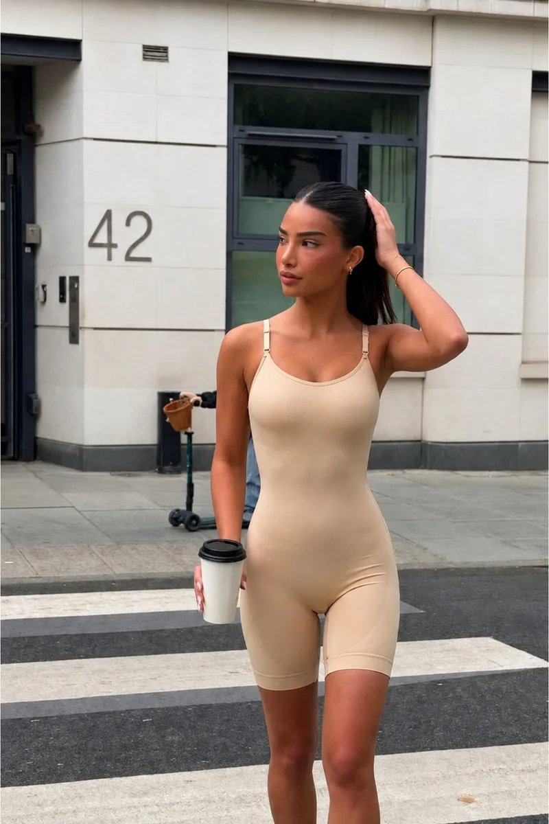 Kadın Sıkılaştırıcı Ten Casual Esnek Body