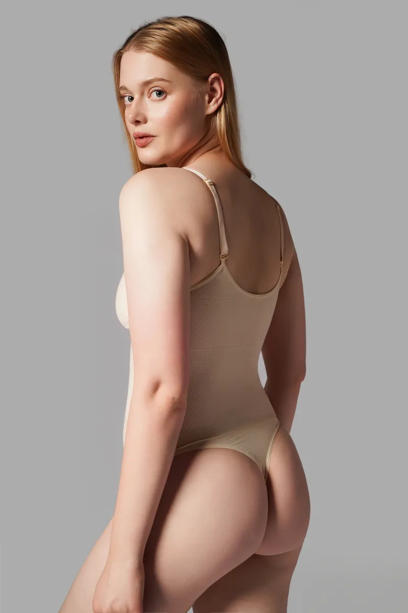 ÇITÇITLI STRİNG BODY KORSE 9052 Bej