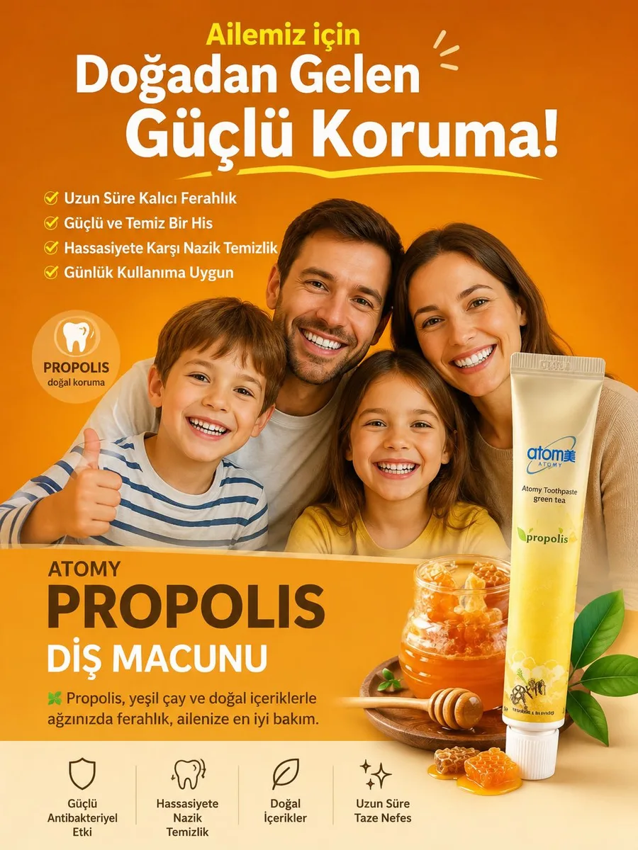 Atomy Diş Macunu 5 li Paket 200ML*5 görseli